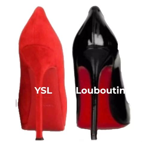 louboutin v ysl.